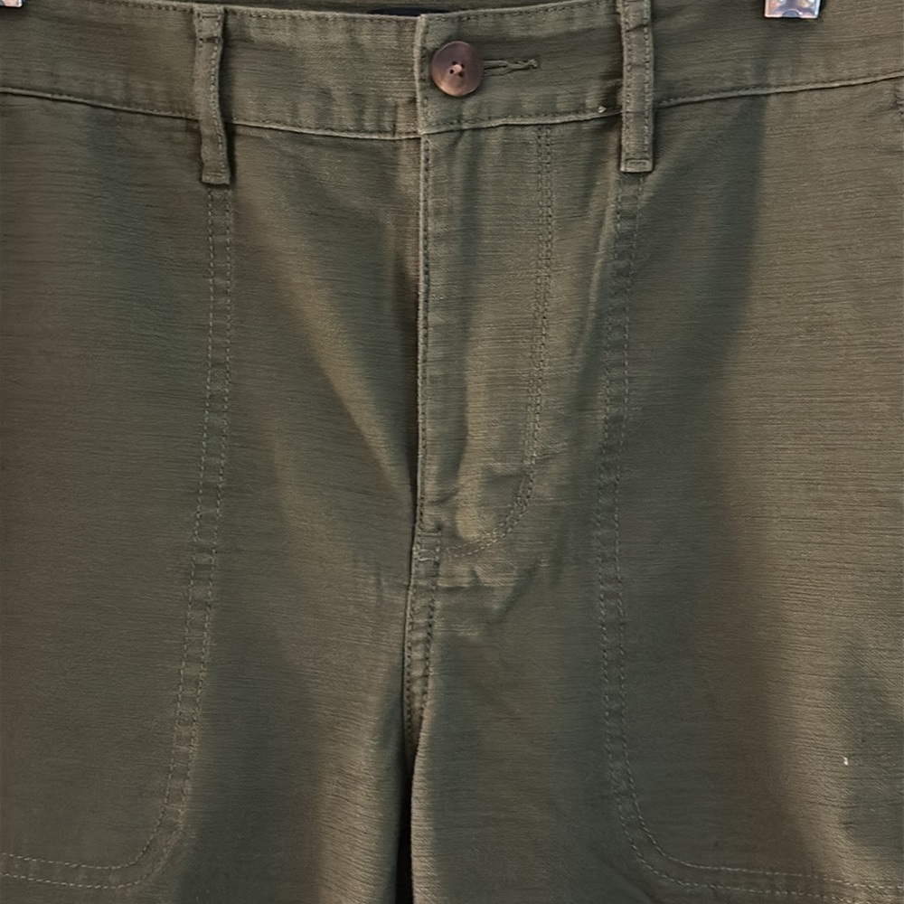 J Crew size 10 casual Green  Pants - Picture 2 of 6